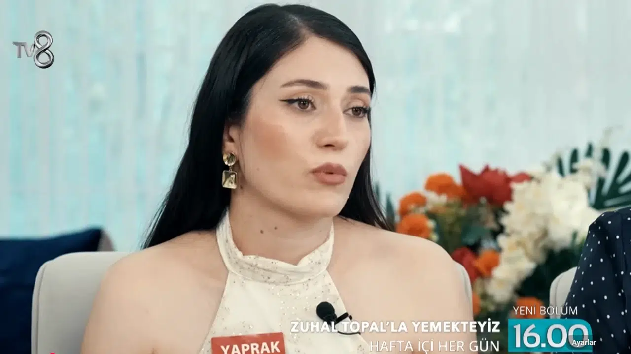 Yemekteyiz Yaprak Yıldırım kimdir? Zuhal Topal'la Yemekteyiz Yaprak kaç yaşında, nereli ve evli mi?