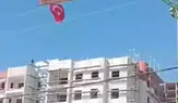 TOKİ işçilerinden kornalı, bayraklı 19 Mayıs kutlaması