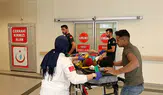 Adıyaman'da feci olay: Üzerine iskele parçası düşen işçi ağır yaralandı