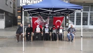 Muş'ta anneler evlat nöbetine devam ediyor