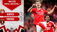 Benfica, Tirsense'yi 4 golle geçti!