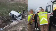 Batman'da araç uçuruma yuvarlandı : 3 kişi ağır yaralandı