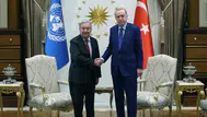 Cumhurbaşkanı Erdoğan, BM Genel Sekreteri Guterres'i kabul etti