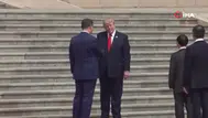 Çin Devlet Başkanı Xi, ABD Başkanı Trump’ı karşıladı
