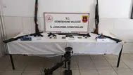 Gümüşhane’de ruhsatsız silah operasyonu : 9 şüpheliye adli işlem