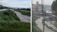 Ankara’da sağanak sonrası sel : Çubuk ve Polatlı’da dereler taştı, yollar sular altında kaldı