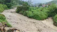 Karabük'te sağanak yağış nedeniyle derelerde su seviyesi yükseldi