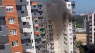 Antalya'da evde oyun oynarken yakılan mum yangın çıkardı : Daire küle döndü