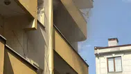 Düzce'de 3 katlı binada yangın paniği : Ekipler seferber oldu