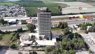 Depremde hasar gören 16 katlı Çukobirlik binası dinamit ile yıkıldı