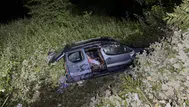 Samsun'da ticari araç şarampole yuvarlandı : 2 yaralı