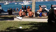 İstanbul’da vatandaşlar boğaza akın etti