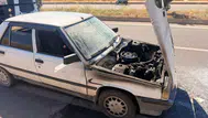 Adıyaman'da seyir halindeki otomobilde yangın çıktı