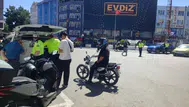 Edirne'de 2 gün üst üste kasksız yakalanan motosiklet sürücüsüne ceza