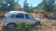 Bursa İnegöl'de kontrolden çıkan otomobil meyve bahçesin uçtu : 4 yaralı