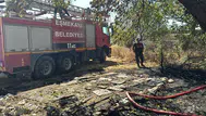 Aksaray'da bahçede başlayan yangın müstakil eve sıçradı