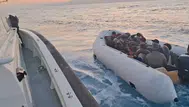 Aydın Kuşadası açıklarında 18 düzensiz göçmen yakalandı