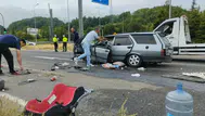 Bolu'da ticari araçla çarpışan otomobil ters döndü : 4 yaralı
