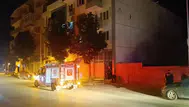 Malatya'da bir apartmanın çatısında göçük meydana geldi