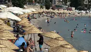 Bodrum'da yaz hareketliliği : Okulların tatil olmasıyla sahillerde yoğunluk