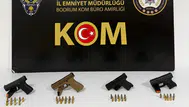 Muğla'da 4 şüpheli ruhsatsız tabancalarla kaçarken yakalandı