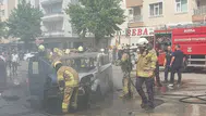 Bursa'da çakmak yüklü araçta yangın çıktı