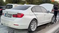 Eskişehir'de servisten çıktıktan 10 dakika sonra otomobil alev aldı