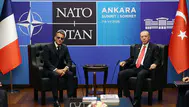 Cumhurbaşkanı Erdoğan ile görüşen Macron'dan dikkat çeken sözler