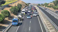 Tekirdağ'da 7 araçlı zincirleme trafik kazası
