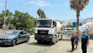 Hatay'da yola beton döken mikser sürücüsüne 191 bin TL ceza