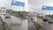 Zonguldak Alaplı'da yağış etkisi : Sürücüler zor anlar yaşadı