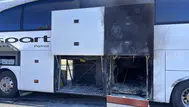 Eskişehir'de yolcu otobüsünde yangın paniği