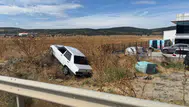 Tavşanlı'da otomobil araziye devrildi: 1 yaralı