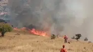 Nazımiye'de orman yangını: Havadan ve karadan müdahale başlatıldı