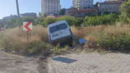 Malatya’da minibüs kazası : 2 kişi yaralandı