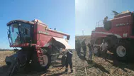 Tekirdağ'da biçerdöver yangını : Ekipler kontrol altına aldı