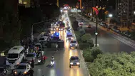 Manisa'da makas atan otomobil devrildi