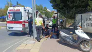 Kazaya sebep olan otomobil sürücüsü yaralıyı bırakıp kaçtı