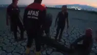 Kahramanmaraş’ta köprü altında çamurda mahsur kalan vatandaş ekiplerce kurtarıldı