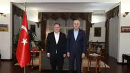 TBMM Başkanı Kurtulmus, Türkiye'nin Biskek Büyükelçiligini Ziyaret Etti