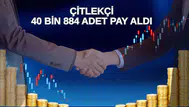 Çitlekçi'nin geri aldığı payların oranı yüzde 4,444’e ulaştı
