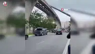 Brezilya'da Raylara Devrilen Vince Çarpan Monoray Kazası Kamerada