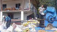 Andırın'da Yerli Mısır Hasadı ve Kurutma Mesaisi
