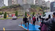 İstanbul Eyüpsultan'da Elektrikli Otomobil Yangını