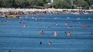 Bodrum sahillerinde bayram yoğunluğu yaşanıyor