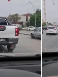 Adana’da şok eden görüntü: Trafikte tartıştı, yaşlı sürücüyü yumrukladı