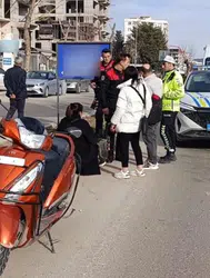 Adıyaman'da motosiklet, 71 yaşındaki yayaya çarptı : 3 yaralı