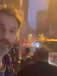 Beyoğlu’nda Korkutan Yangın : Ufuk Özkan'ın kardeşi Umut Özkan ölümden döndü