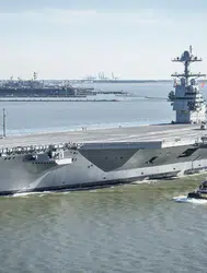 ABD uçak gemisi USS Gerald Ford Hırvatistan'da