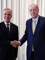 Cumhurbaşkanı Erdoğan, Kanada Başbakanı Carney ile görüştü